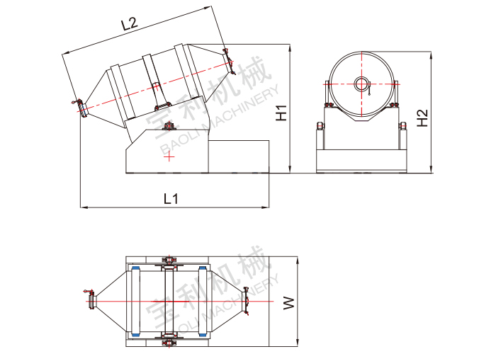 JB Series Rolling Mixing Machine